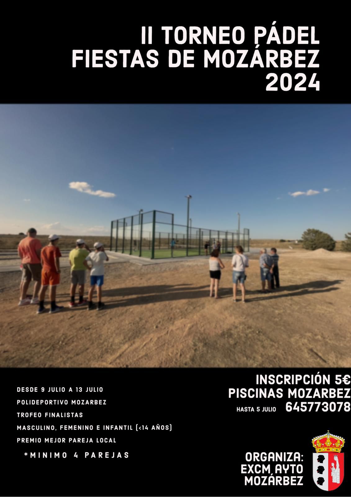 II TORNEO PADEL FIESTAS DE MOZARBEZ 2024