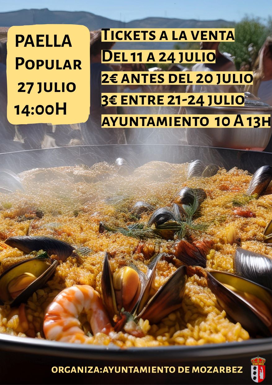 PAELLA POPULAR 27 JULIO