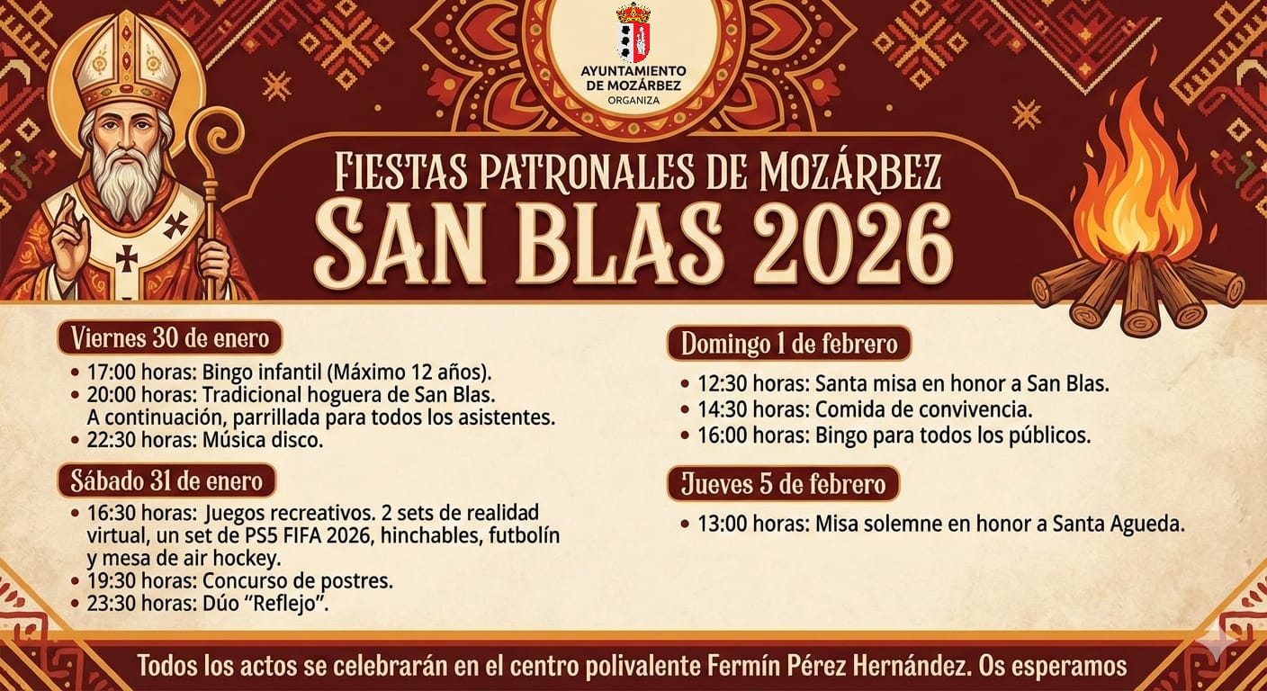 FIESTAS PATRONALES SAN BLAS 2026